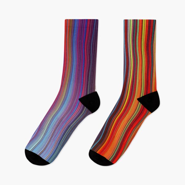 Item preview, Spectrum Lines: Vertical Rainbow Motion Art designed and sold by Patternair.
