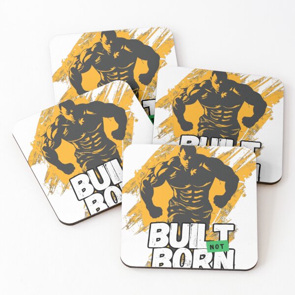Item preview, Gym motivation - Built not Born designed and sold by SplashPixel.