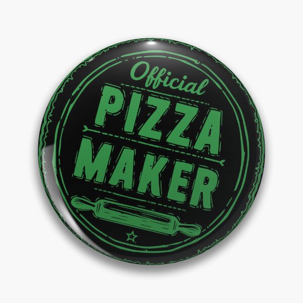 Item preview, Official Pizza Maker - Retro Chef Badge designed and sold by Dago345.
