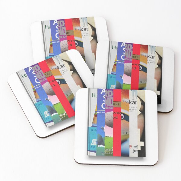 Item preview, Haruki Murakami - Abstract Book Cover Print - Literary Gift designed and sold by Mr Mustard Prints.