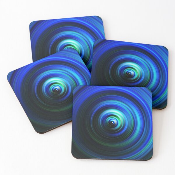 Item preview, Espacio profundo: arte de galaxia espiral de color azul oscuro designed and sold by Patternair.