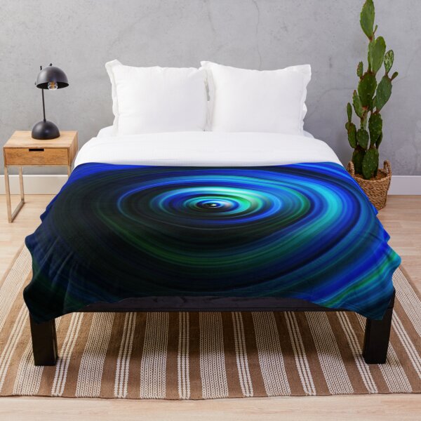 Aperçu de l'œuvre Espace lointain : illustration d'une galaxie spirale bleu foncé créée et vendue par Patternair.