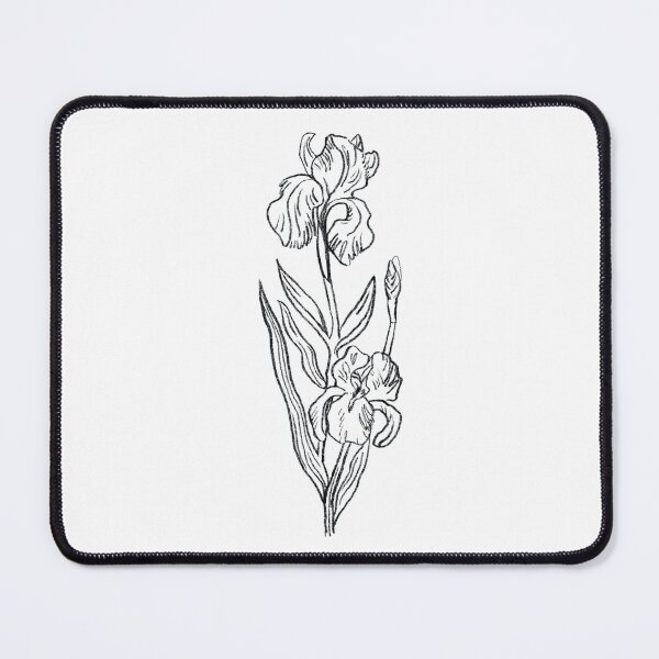 Item preview, Irises. Drawing. Minimalism designed and sold by IwonaKpn.