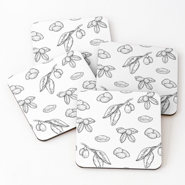 Item preview, shea's nuts in line art style designed and sold by WonderworkLI.