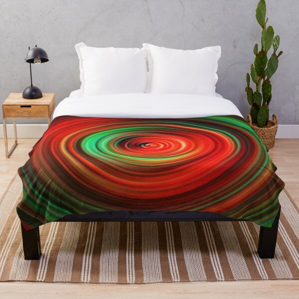 Item preview, Forest Fire: Red Green Spiral Motion Art designed and sold by Patternair.