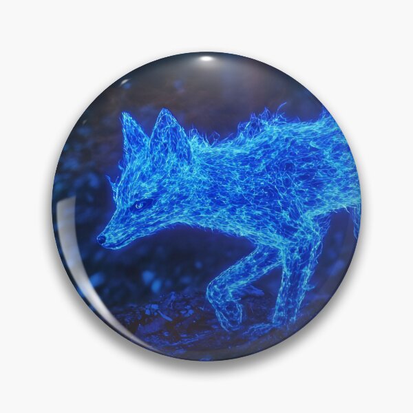 Item preview, Fox Spirit in a Mystical Blue Energy Glow designed and sold by Amr Siam.