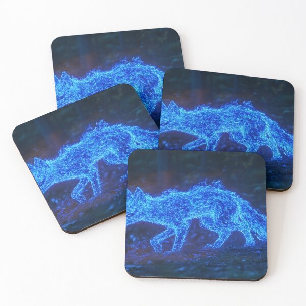 Item preview, Fox Spirit in a Mystical Blue Energy Glow designed and sold by Amr Siam.