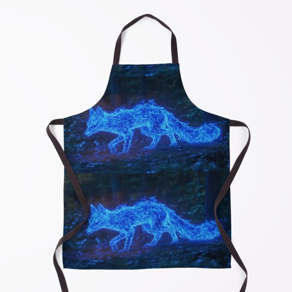 Item preview, Fox Spirit in a Mystical Blue Energy Glow designed and sold by Amr Siam.
