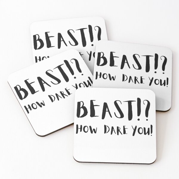 Item preview, Beast!? How Dare You! - Reality Check: Iconic Reality TV Quips Tee Collection designed and sold by Varlo.
