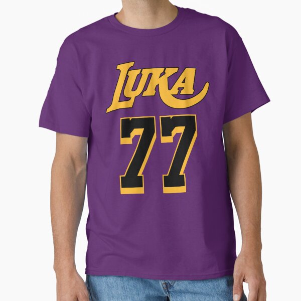 Item preview, Luka Doncic 77 Los Angeles Purple Jersey designed and sold by ourkid.