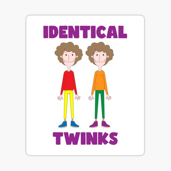 Aperçu de l'œuvre T-shirt Twinks identiques – Jeu de mots LGBTQ+ amusant créée et vendue par Donsean22.