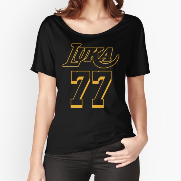 Item preview, Luka Doncic 77 Los Angeles Black Jersey designed and sold by ourkid.
