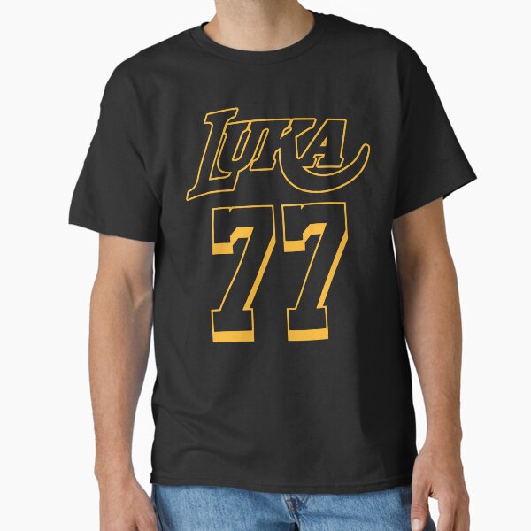 Luka Doncic 77 Los Angeles Black Jersey Classic T-Shirt