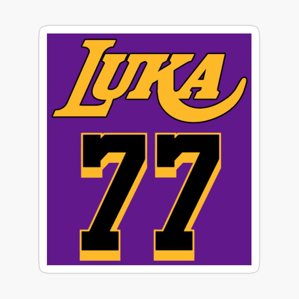 Luka Doncic 77 Los Angeles Purple Jersey Baby One-Piece