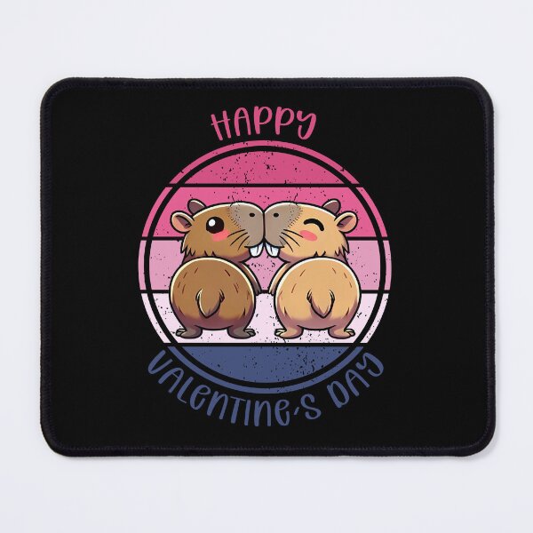 Item preview, Cute Capybara Friends – Retro Capybara Love designed and sold by EnchantedOwl.