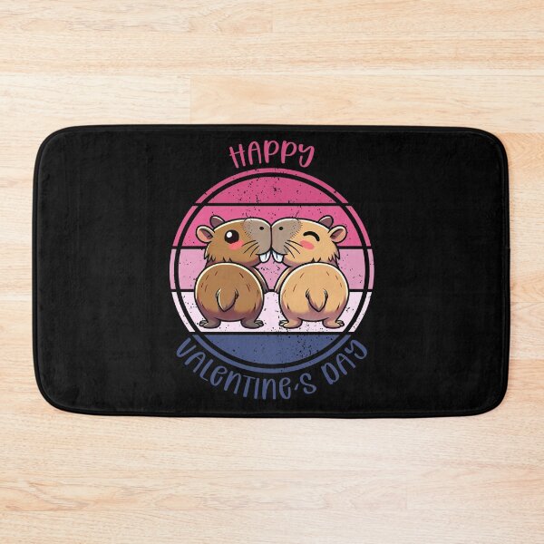 Item preview, Capybara Valentine designed and sold by EnchantedOwl.