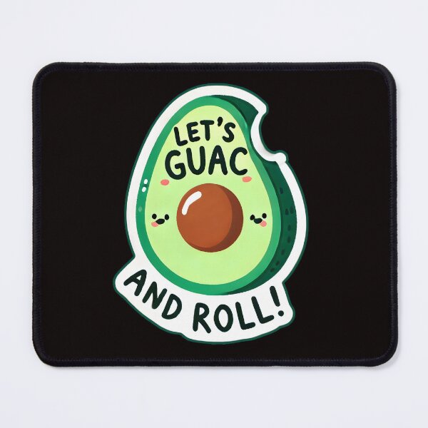 Item preview, "Let’s Guac and Roll: Fun Art" designed and sold by AmvaDesigns.