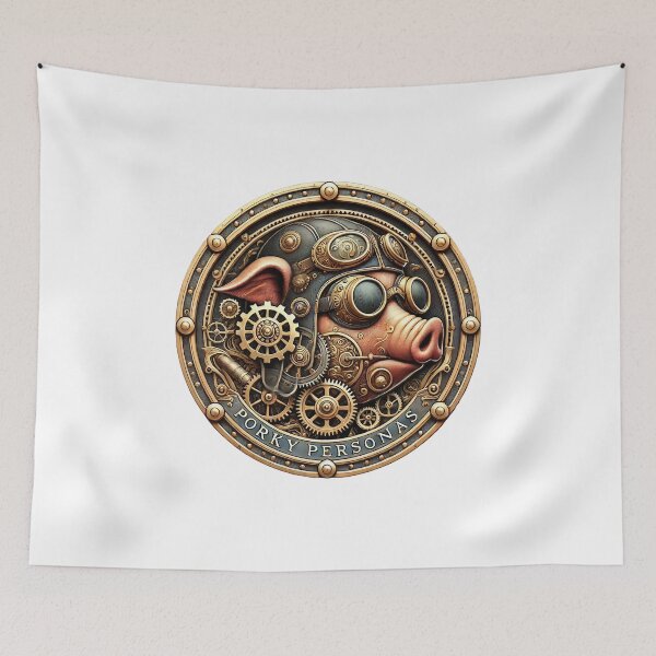 Item preview, Steampunk retro style Pig Version designed and sold by Drone-tees.