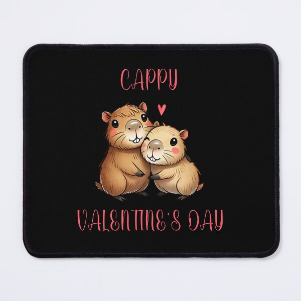 Item preview, Capybara Valentine designed and sold by EnchantedOwl.