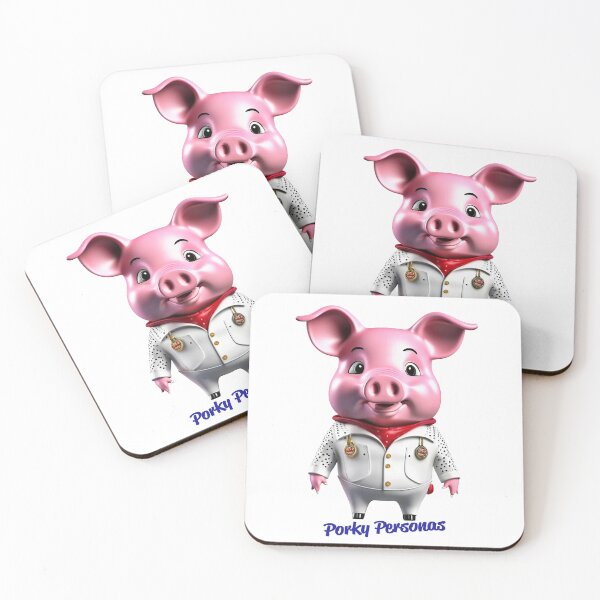 Item preview, Porky Personas Funny Pig Characters Elvis designed and sold by Drone-tees.