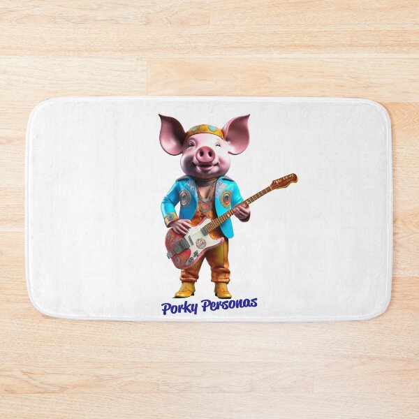 Item preview, Porky Personas Funny Pig Characters Santana designed and sold by Drone-tees.