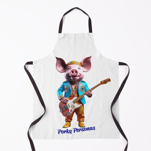 Item preview, Porky Personas Funny Pig Characters Santana designed and sold by Drone-tees.