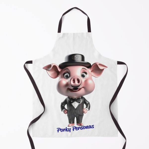 Item preview, Porky Personas Funny Pig Characters Charlie Chaplin designed and sold by Drone-tees.