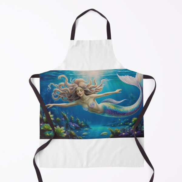 Item preview, A surreal depiction of a beautiful mermaid  designed and sold by EtCreative.