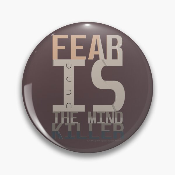 Item preview, DUNE. Fear Is The Mind Killer (brownish gray background) designed and sold by bekksa.