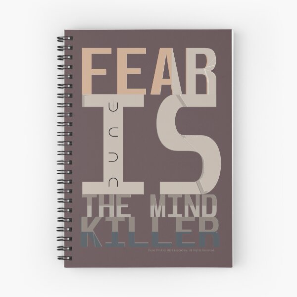 Item preview, DUNE. Fear Is The Mind Killer (brownish gray background) designed and sold by bekksa.