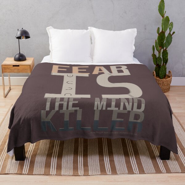 Item preview, DUNE. Fear Is The Mind Killer (brownish gray background) designed and sold by bekksa.