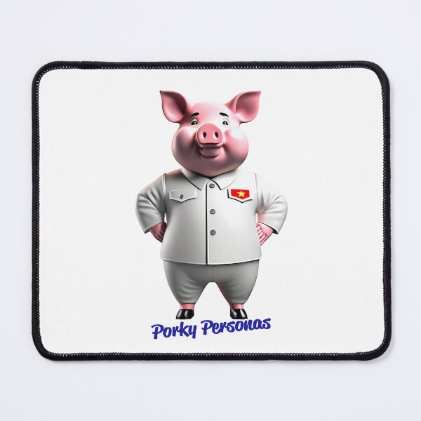 Item preview, Porky Personas Funny Pig Characters Kim Jong-Un designed and sold by Drone-tees.