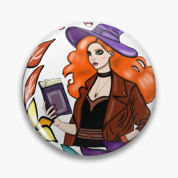 Item preview, Witch with book designed and sold by ArbuzWorldz.