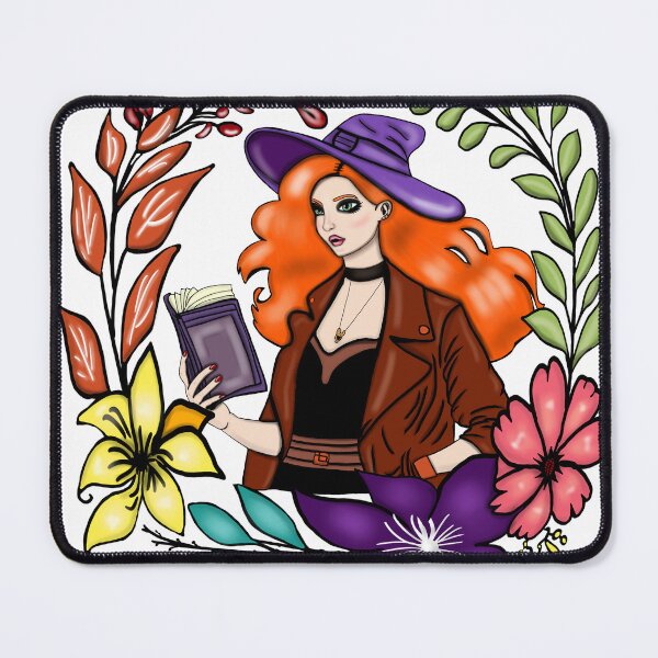 Item preview, Witch with book designed and sold by ArbuzWorldz.