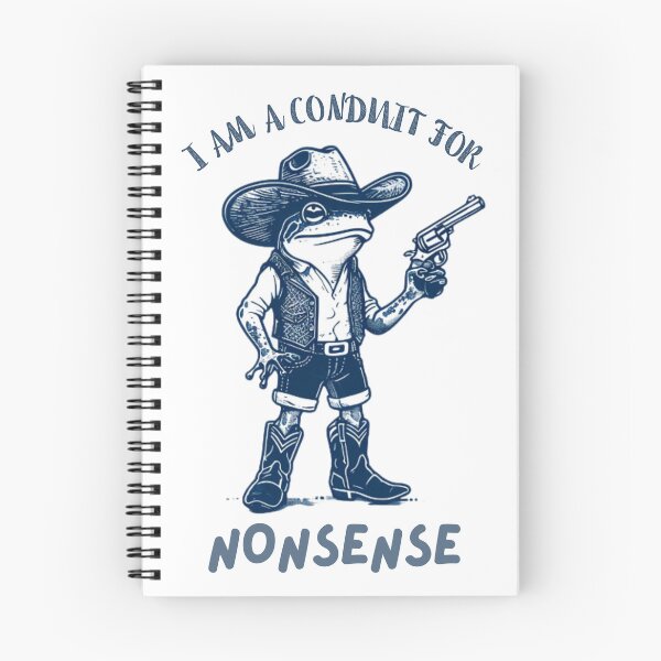 Item preview, I'm a conduit for non sense funny frog shirt designed and sold by puurfectcat.