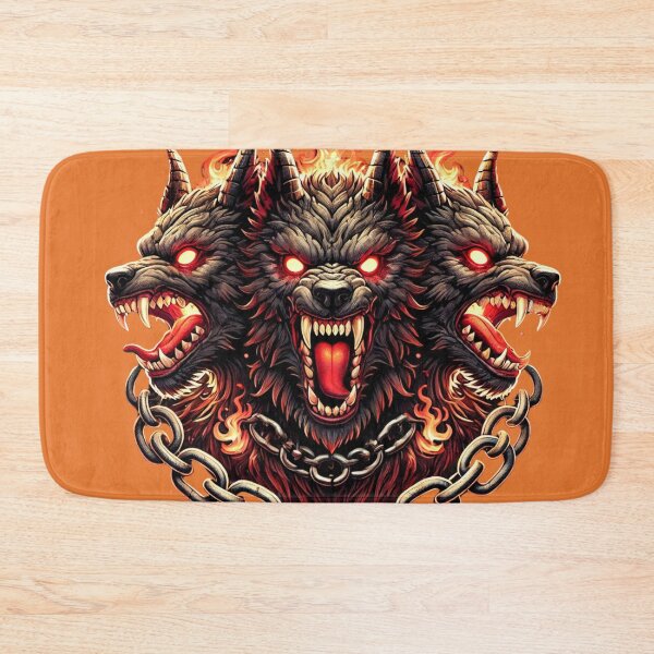 Item preview, Three-Headed Cerberus Hellhound | Gothic Mythological Beast Design designed and sold by Nauert's.