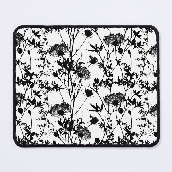 Item preview, Queen Annes Lace Silhouette Pattern Dark designed and sold by LabMandala.