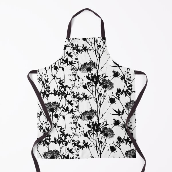 Item preview, Queen Annes Lace Silhouette Pattern Dark designed and sold by LabMandala.