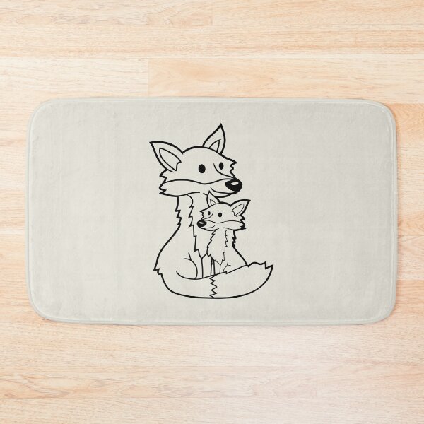 Item preview, 2 Foxes Mother Red Fox Small Child Father Mother designed and sold by shirt-o-mat.