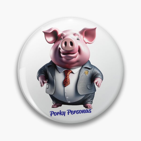 Item preview, Porky Personas Funny Pig Characters Capitalist greed designed and sold by Drone-tees.