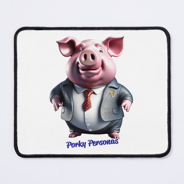 Item preview, Porky Personas Funny Pig Characters Capitalist greed designed and sold by Drone-tees.