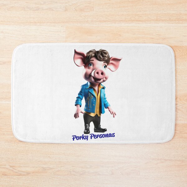 Item preview, Porky Personas Funny Pig Characters Mick Jagger designed and sold by Drone-tees.