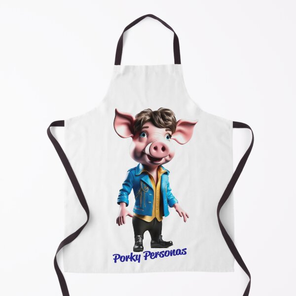 Artikelvorschau, Porky Personas Lustige Schweinefiguren Mick Jagger entworfen und verkauft von Drone-tees.