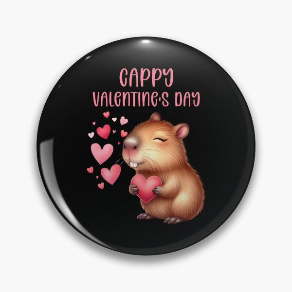 Item preview, Capybara Valentine – Cute Capy Valentines Day designed and sold by EnchantedOwl.