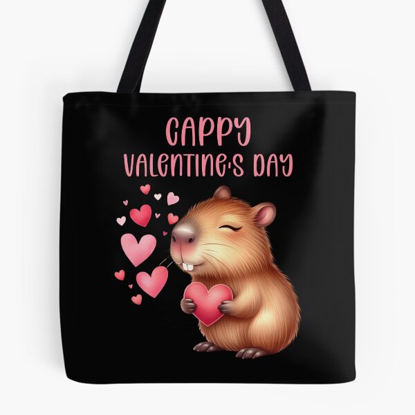 Item preview, Capybara Valentine – Cute Capy Valentines Day designed and sold by EnchantedOwl.