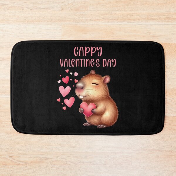 Item preview, Capybara Valentine designed and sold by EnchantedOwl.