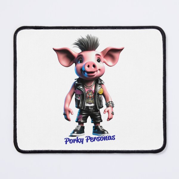 Item preview, Porky Personas Funny Pig Characters Sex Pistols designed and sold by Drone-tees.