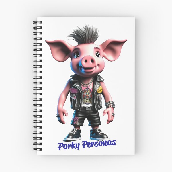 Item preview, Porky Personas Funny Pig Characters Sex Pistols designed and sold by Drone-tees.