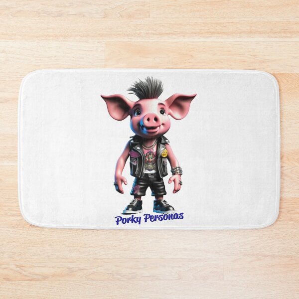 Item preview, Porky Personas Funny Pig Characters Sex Pistols designed and sold by Drone-tees.