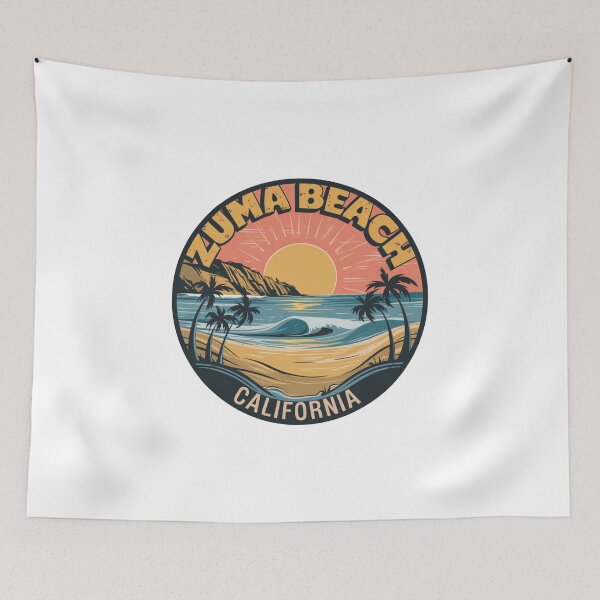 Item preview, Zuma Beach California - Golden Sunset designed and sold by CircinusStore.